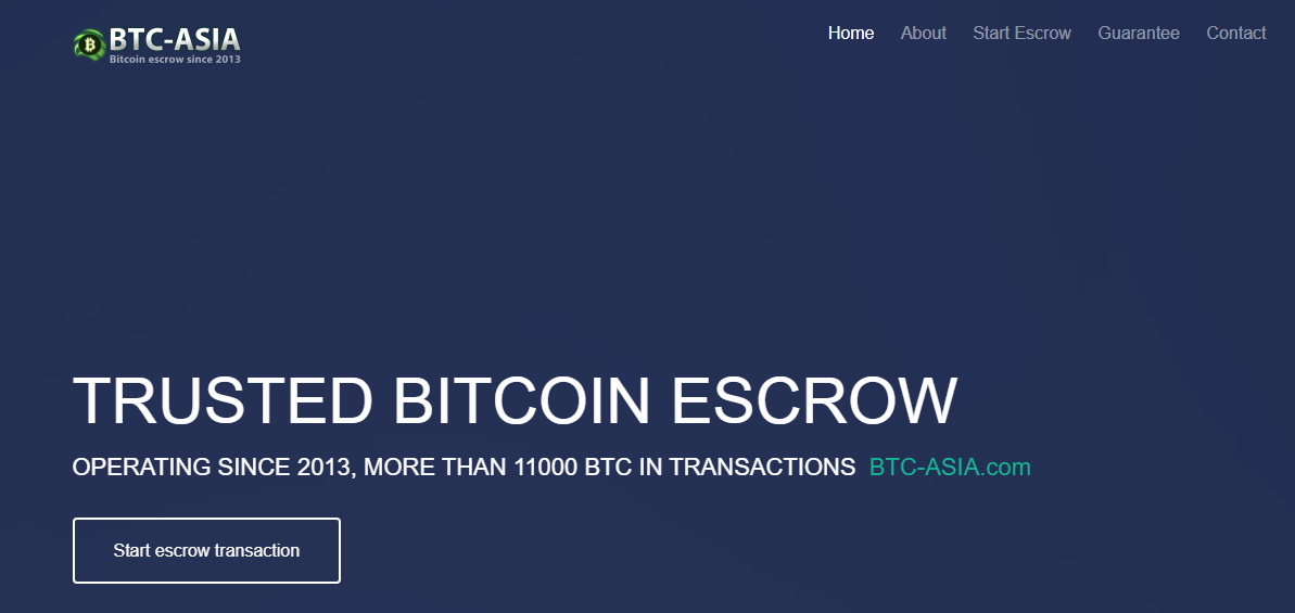 btc escrow service