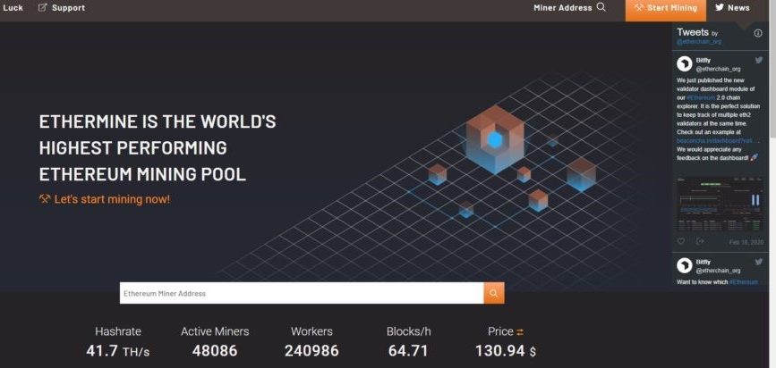 Best Ehtereum Mining Pool Ethermine 2020