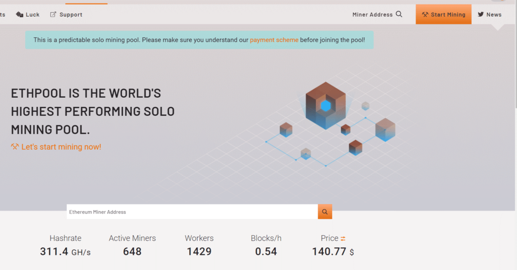 eth pool rating